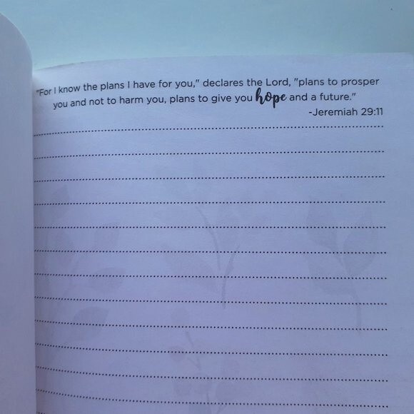 Crown Jewlz Lined Hope Inspirational Journal w/ Bible Scriptures and Quotes - Picture 4 of 7